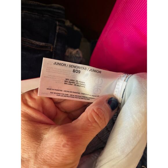 Ella Moss High Rise slim straight ankle jeans size 8 - Picture 7 of 7